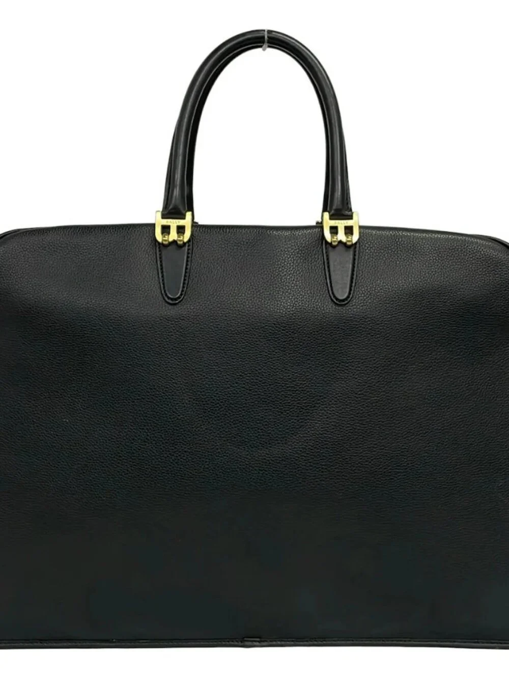 BALLY Black Leather Business Bag